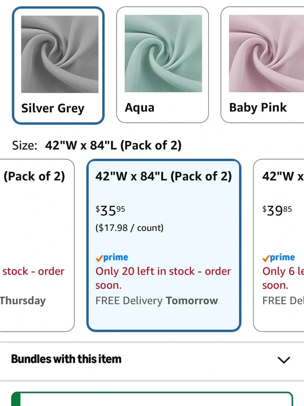 Silver Grey Thermal Insulated Grommet Blackout Curtain Panels